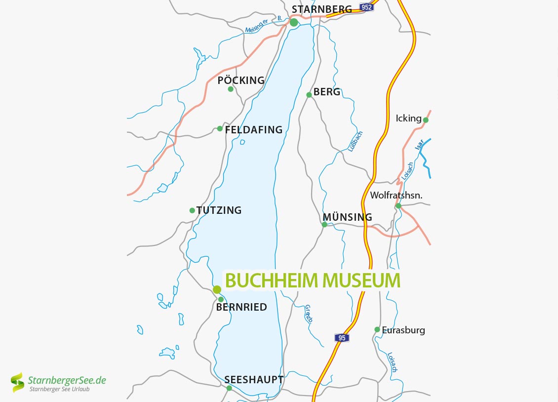 Buchheim Museum auf der Karte