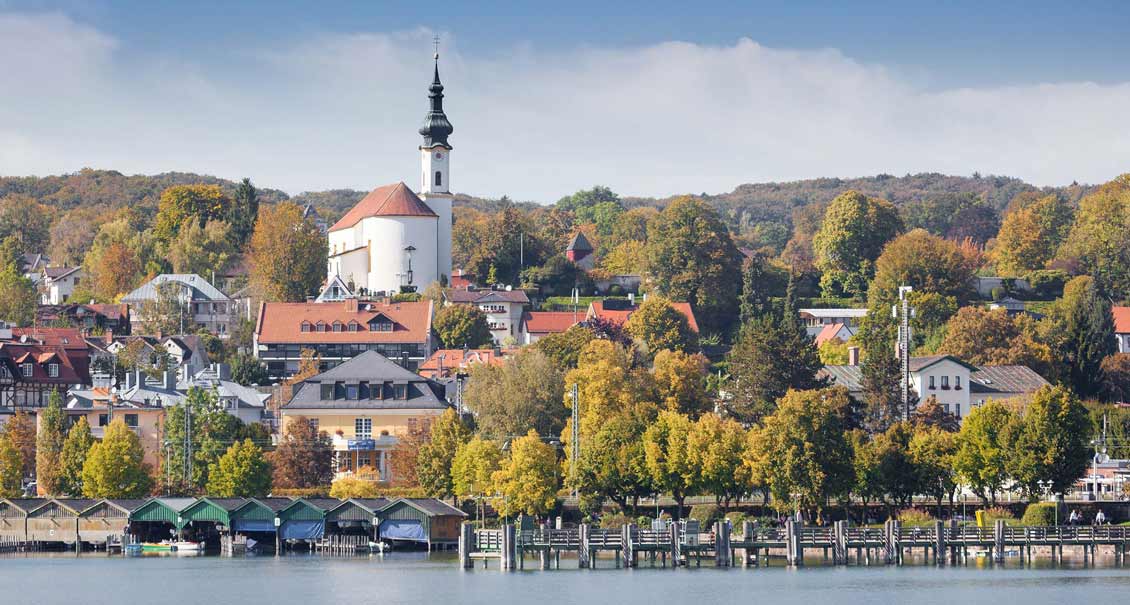 Blick auf Starnberg