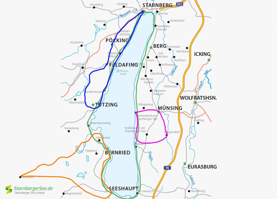 Starnberger See Radtouren