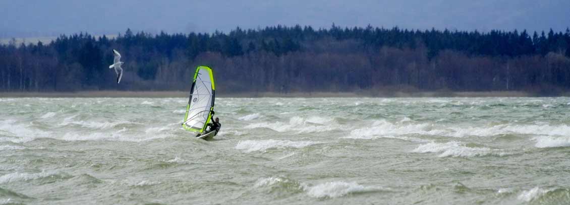 Starnberger See Surfen